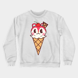 Poppy Ice-Cream Crewneck Sweatshirt